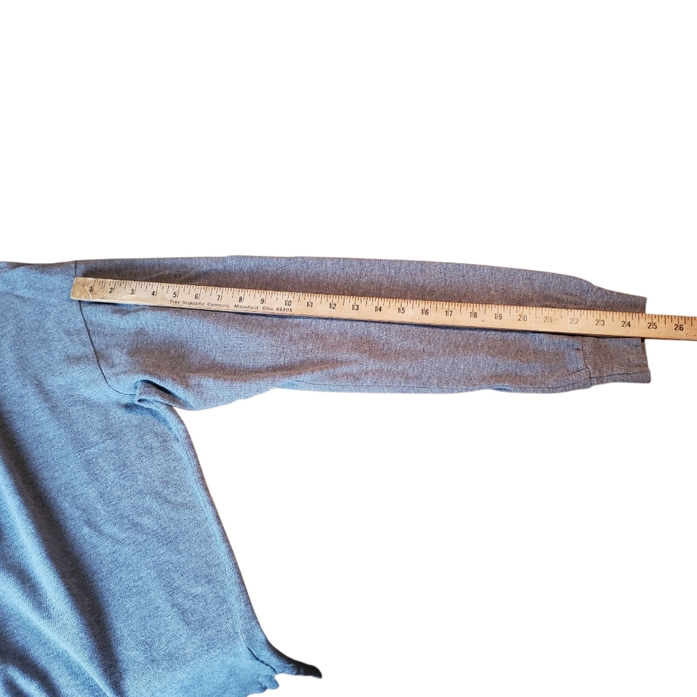 Polo by Ralph Lauren Men's Gray Long Sleeve Polo. XL. #0216 - Picture 8 of 12